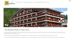 Desktop Screenshot of mirabeau-hotel.com
